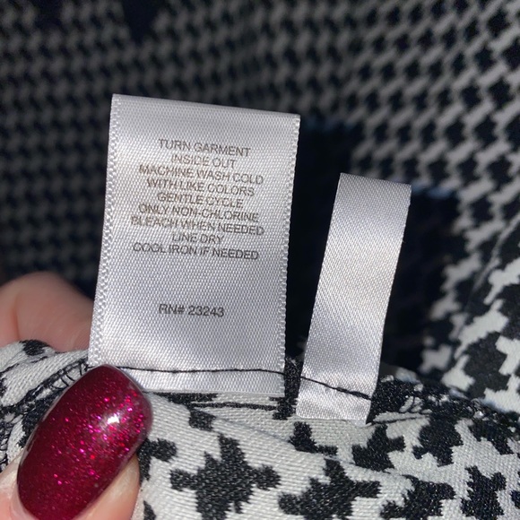 NWOT NY and Company Houndstooth Work Suit Dress - Picture 5 of 9